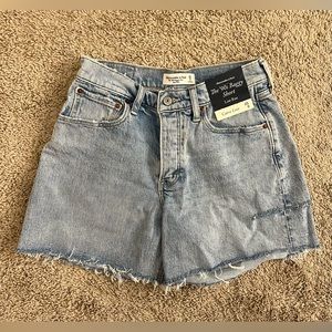 NWTAbercrombie & Fitch, Size 25 "The 90s Baggy Shorts Low Rise" Curve Love